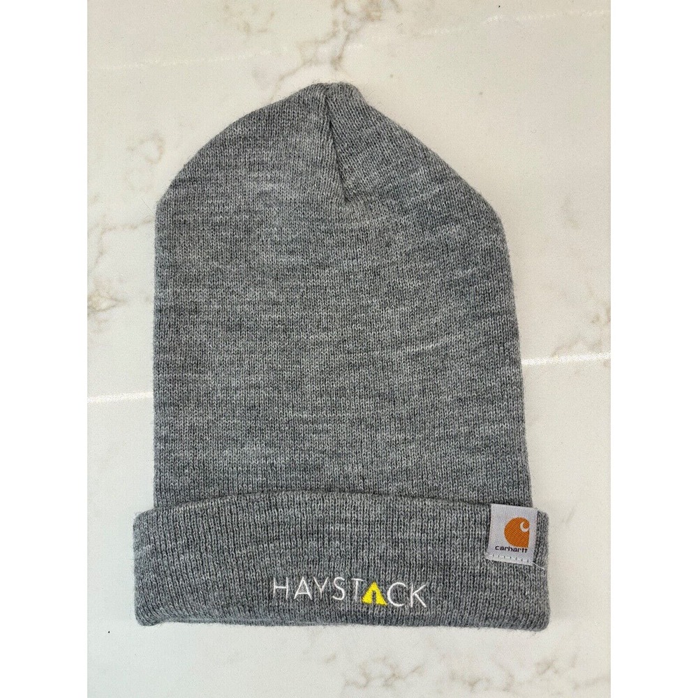 Carhartt Winter Beanie Snow Hat Unisex One Size Fits All OSFA Gray HayStack